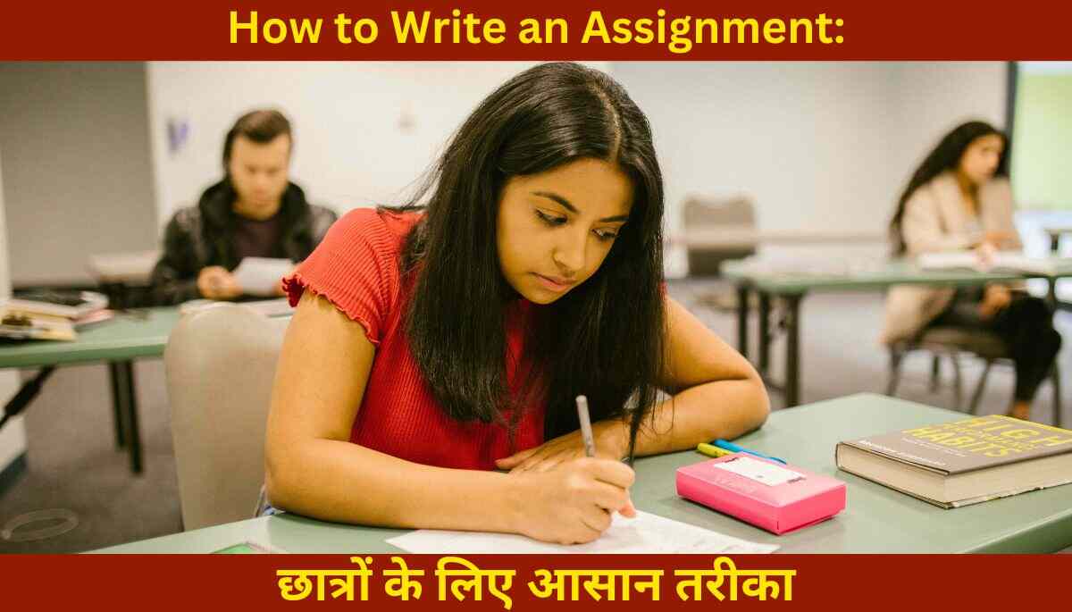 How to Write an Assignment